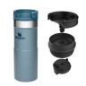 Термокружка Stanley Classic Neverleak 0,35 л, голубая — 10-09855-009